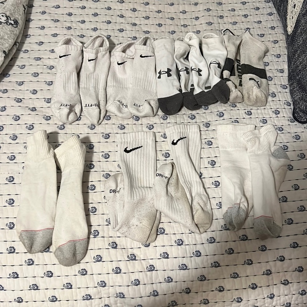 Socks for sale! Nike, puma, under armor, and Hanes